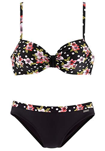 LASCANA Bügel-Bikini, schwarz Verstellbare Träger von Lascana