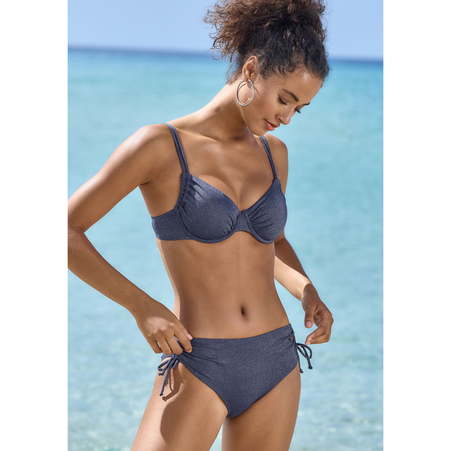 LASCANA Bügel-Bikini-Top Damen nachtblau Gr.42 Cup B LASCANA Bügel-Bikini-Top Damen nachtblau Gr.42 Cup B von Lascana