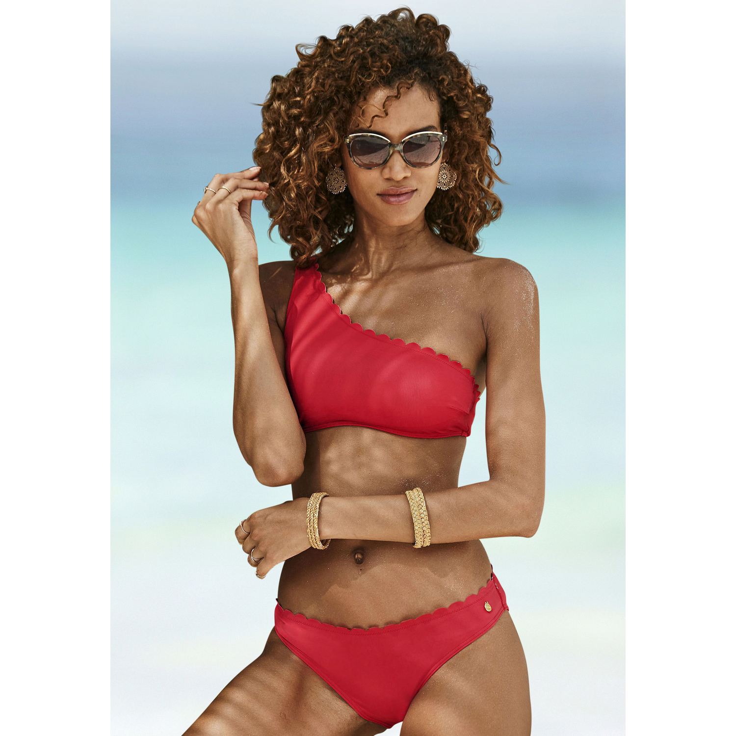 LASCANA Bustier-Bikini-Top Damen rot Gr.32 Cup A/B LASCANA Bustier-Bikini-Top Damen rot Gr.32 Cup A/B von Lascana