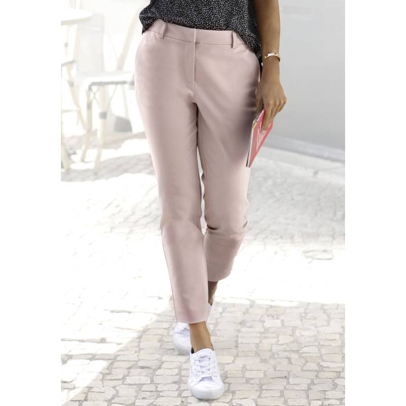 LASCANA Chinohose Damen rosé Gr.34 von Lascana