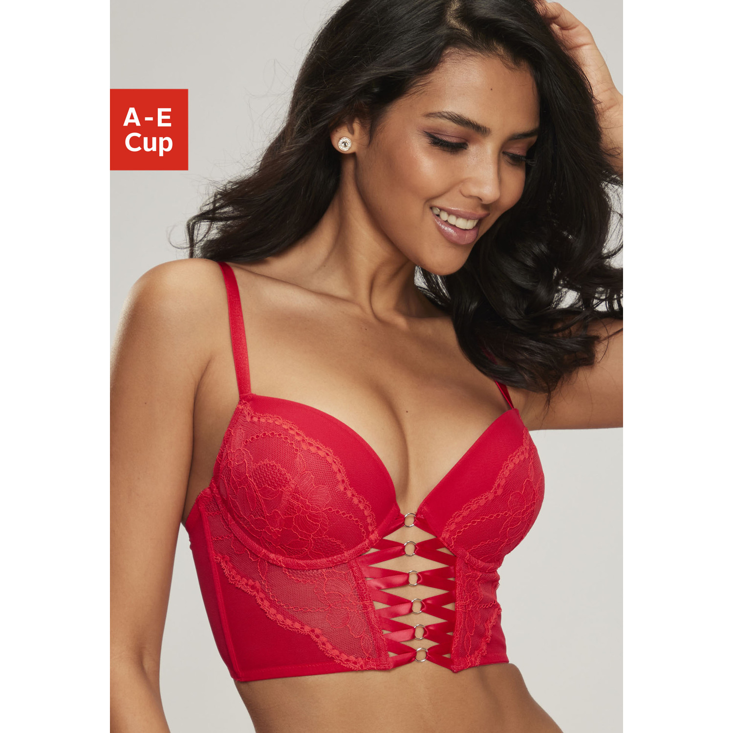 LASCANA Corsage Damen rot Gr.70 Cup C LASCANA Corsage Damen rot Gr.70 Cup C von Lascana
