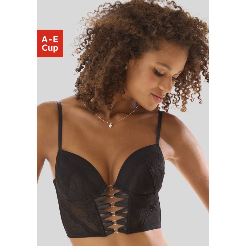 LASCANA Corsage Damen schwarz Gr.80 Cup E von Lascana