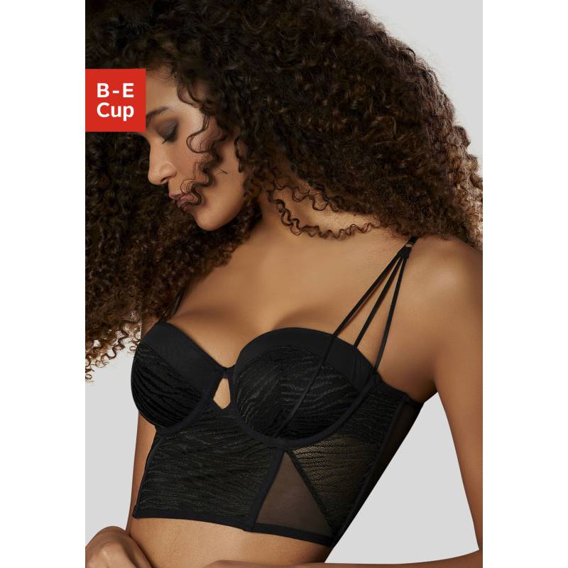 LASCANA Corsage Damen schwarz Gr.85 Cup E von Lascana