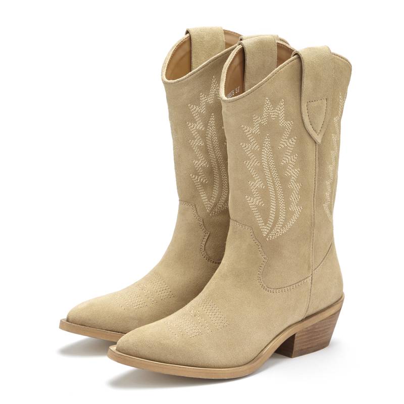 LASCANA Chelseaboots Damen beige Gr.41 von Lascana