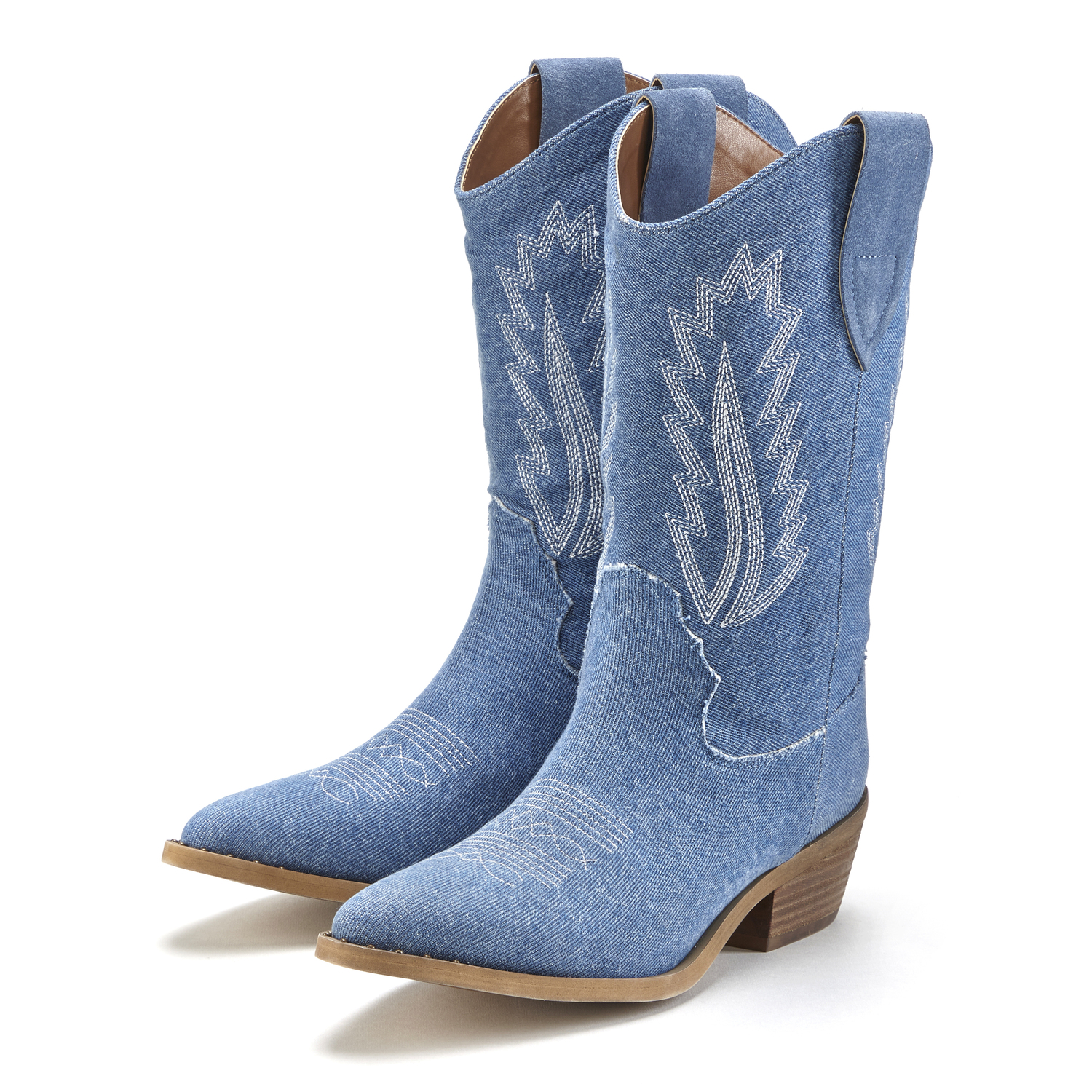 LASCANA Cowboy Boots Damen denimblau Gr.39 von Lascana