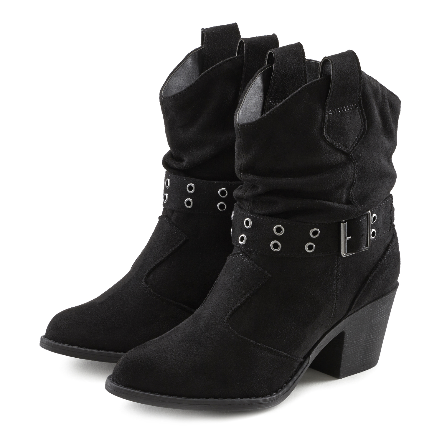 LASCANA Cowboy Stiefelette Damen schwarz Gr.39 von Lascana