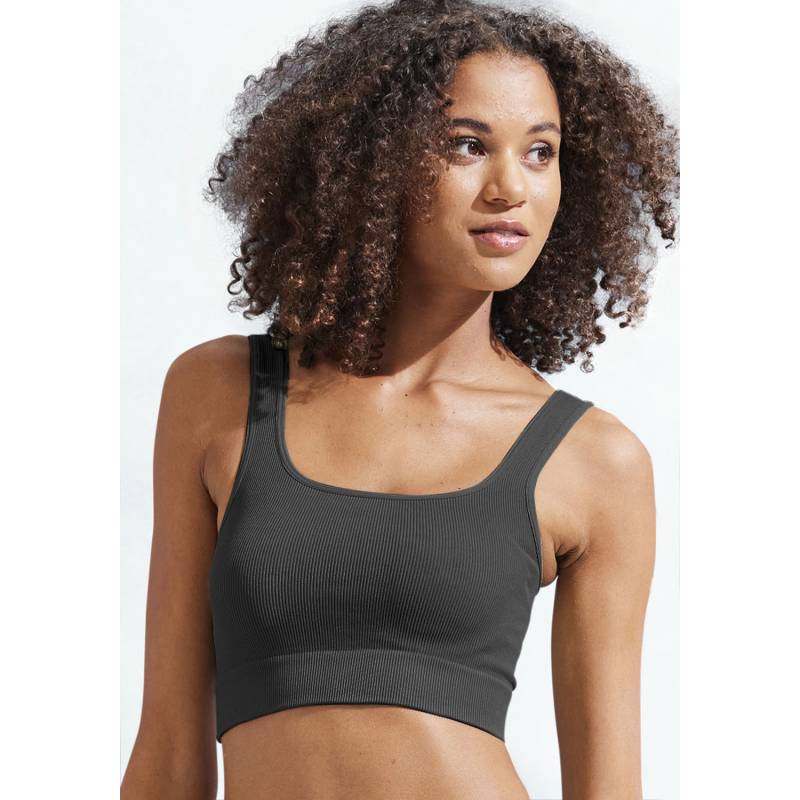 LASCANA Crop-Top Damen schwarz Gr.S (36/38) von Lascana