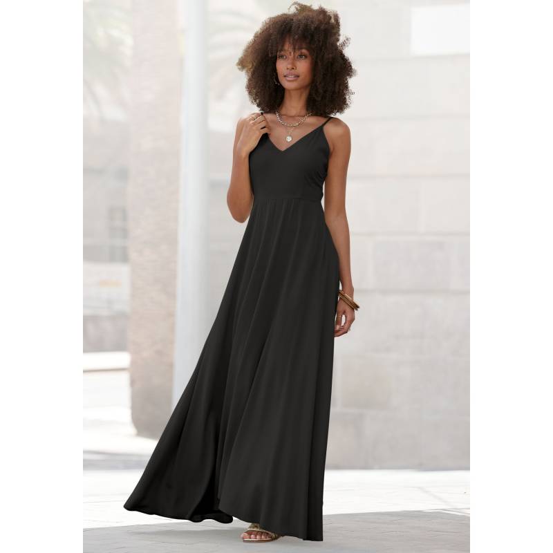 LASCANA Maxikleid Damen schwarz Gr.42 von Lascana