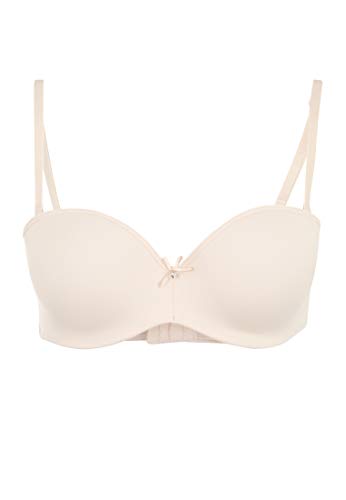 LASCANA Damen Multiway Push-Up BH mit abnehmbaren Trägern, Beige (Puder 9402), 75A (Herstellergröße:75A) von Lascana