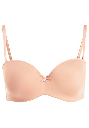 LASCANA Damen Multiway Push-Up BH mit abnehmbaren Trägern, Beige (Skin 731), 75D (Herstellergröße:75D) von Lascana