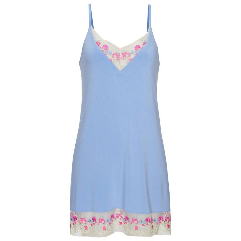 LASCANA Damen Negligé Blau Gr.36/38 von Lascana