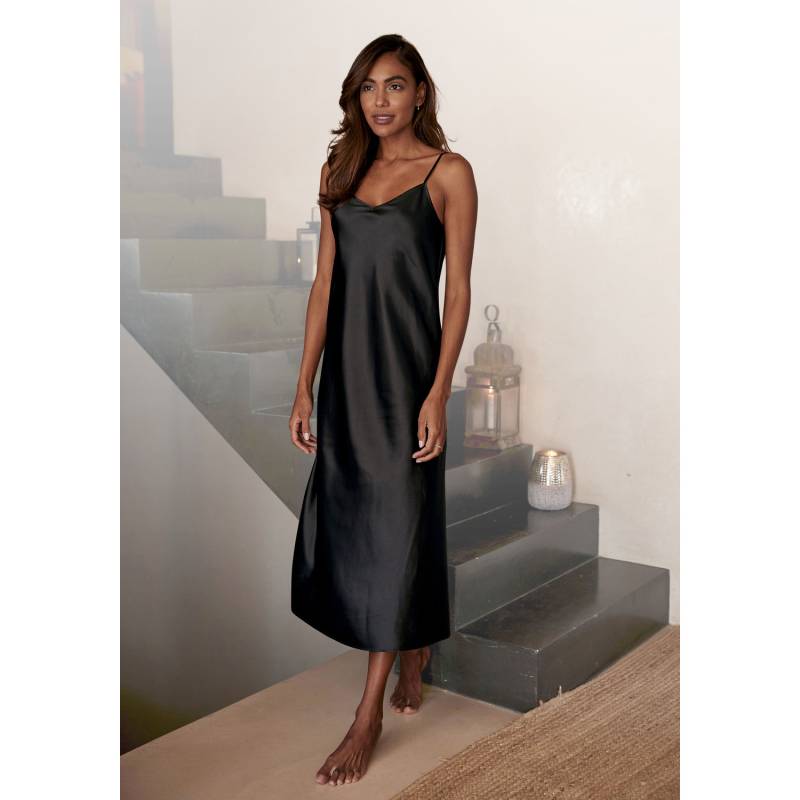 LASCANA Damen Negligé schwarz Gr.40 von Lascana