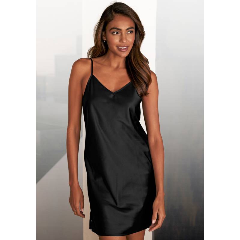 LASCANA Damen Negligé schwarz Gr.42 von Lascana