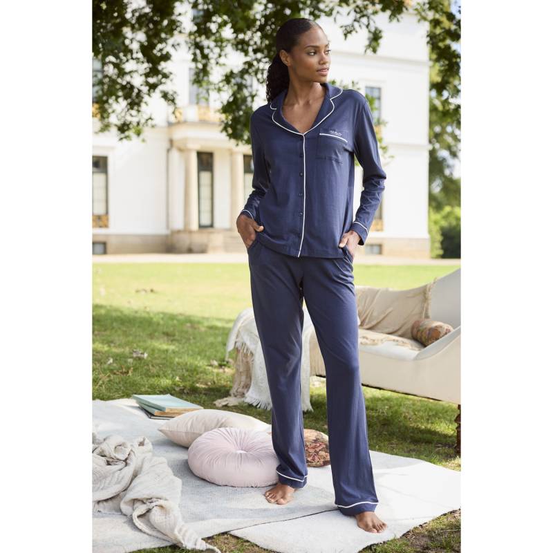 LASCANA Damen Pyjama dunkelblau Gr.36/38 LASCANA Damen Pyjama dunkelblau Gr.36/38 von Lascana