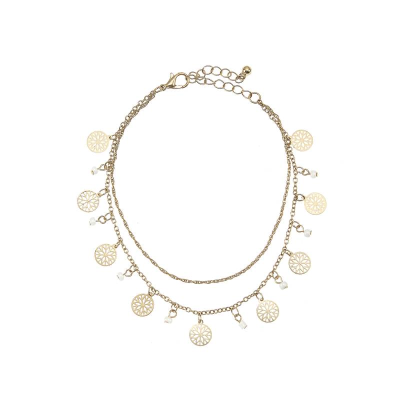 LASCANA Fußkette Damen goldfarben Gr. von Lascana