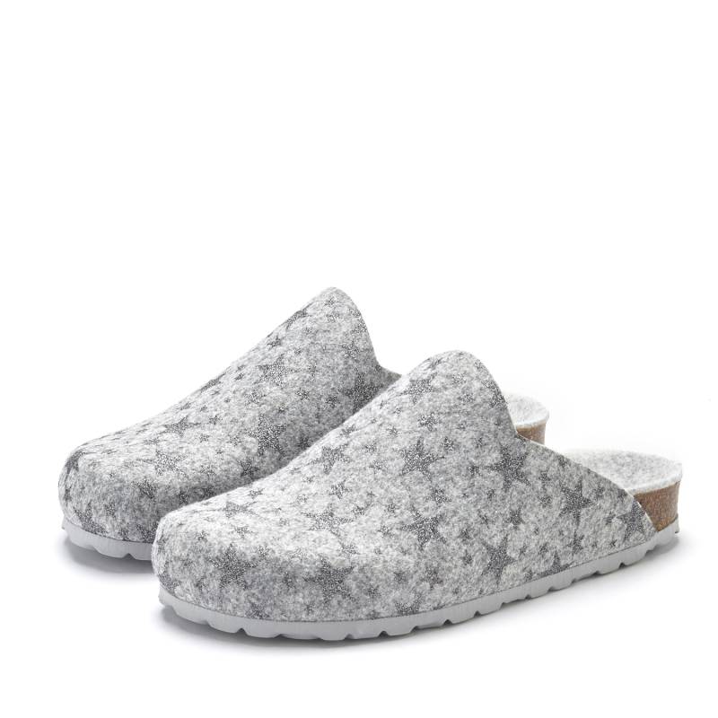 VIVANCE Hausschuh Damen grau Gr.40 von VIVANCE