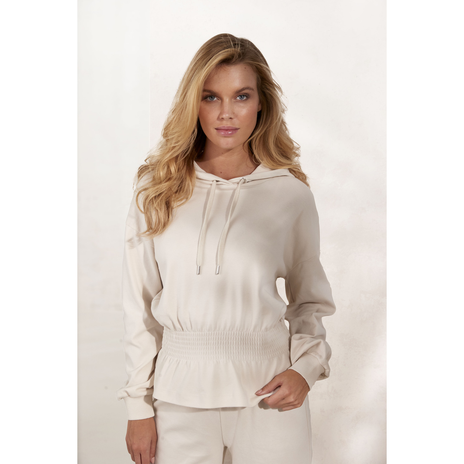 LASCANA Hoodie Damen creme Gr.48/50 LASCANA Hoodie Damen creme Gr.48/50 von Lascana