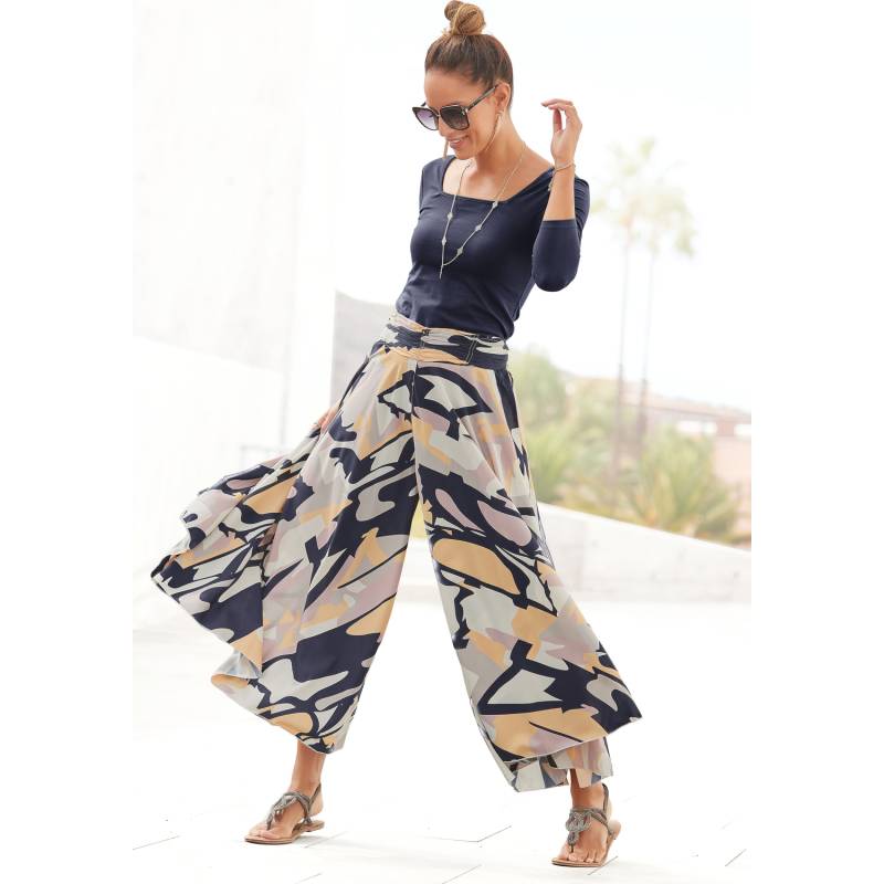 LASCANA Hosenrock Damen bedruckt Gr.42 von Lascana