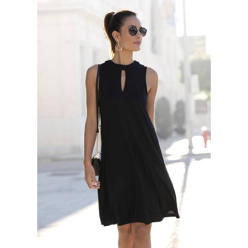 LASCANA Jerseykleid Damen schwarz Gr.40 von Lascana