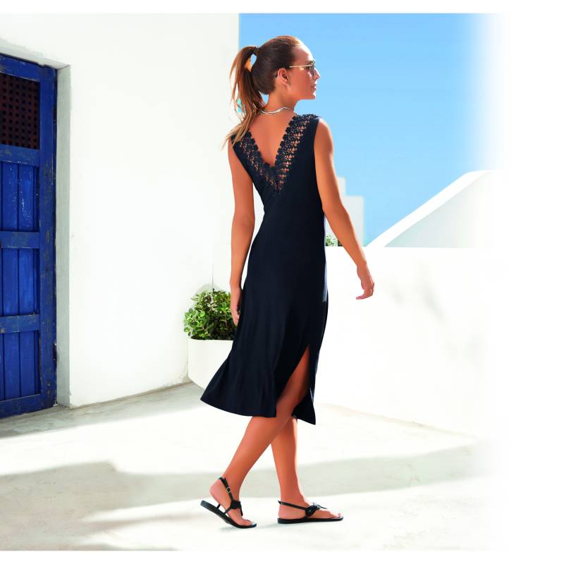 LASCANA Jerseykleid Damen schwarz Gr.46 von Lascana