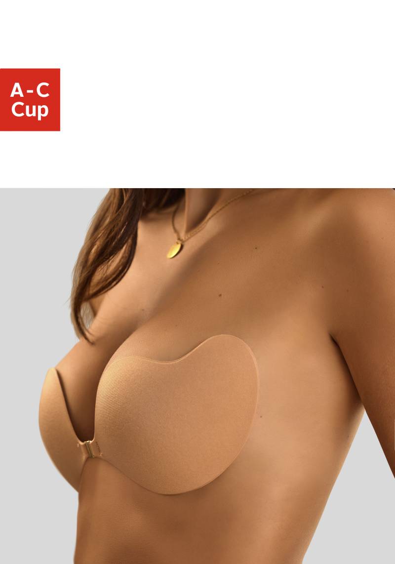 LASCANA Klebe-BH ohne Bügel mit Silikon und praktischem Vorderverschluss von Lascana