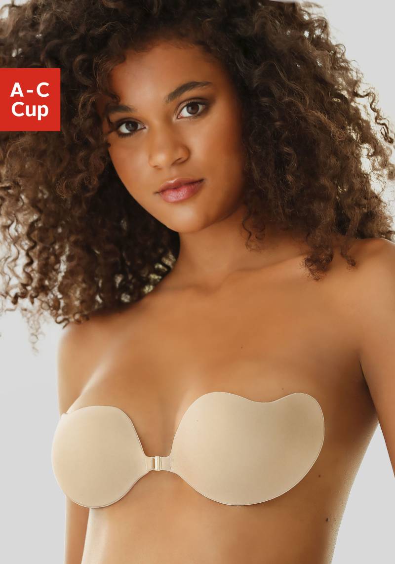 LASCANA Klebe-BH ohne Bügel mit Silikon und praktischem Vorderverschluss von Lascana