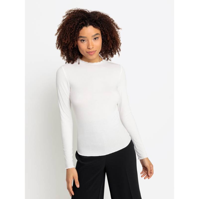 LASCANA Langarmshirt Damen creme Gr.44/46 von Lascana