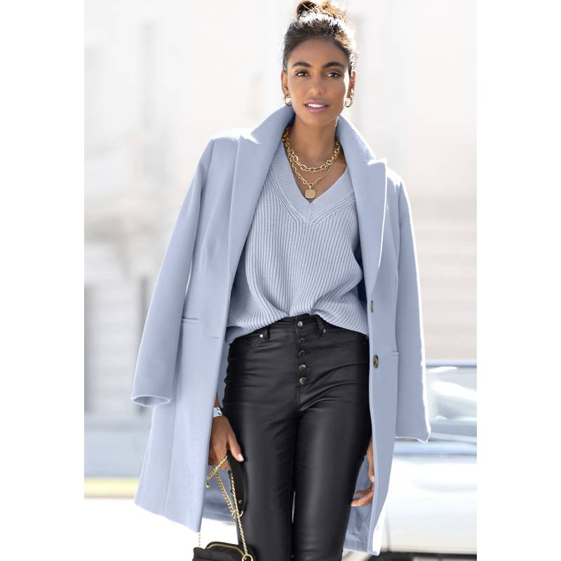 LASCANA Kurzmantel Damen bleu Gr.42 von Lascana