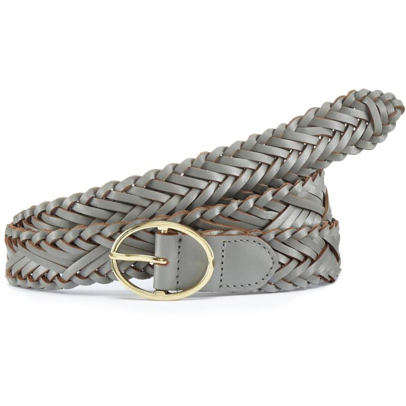 LASCANA Ledergürtel Damen grau Gr.80 von Lascana