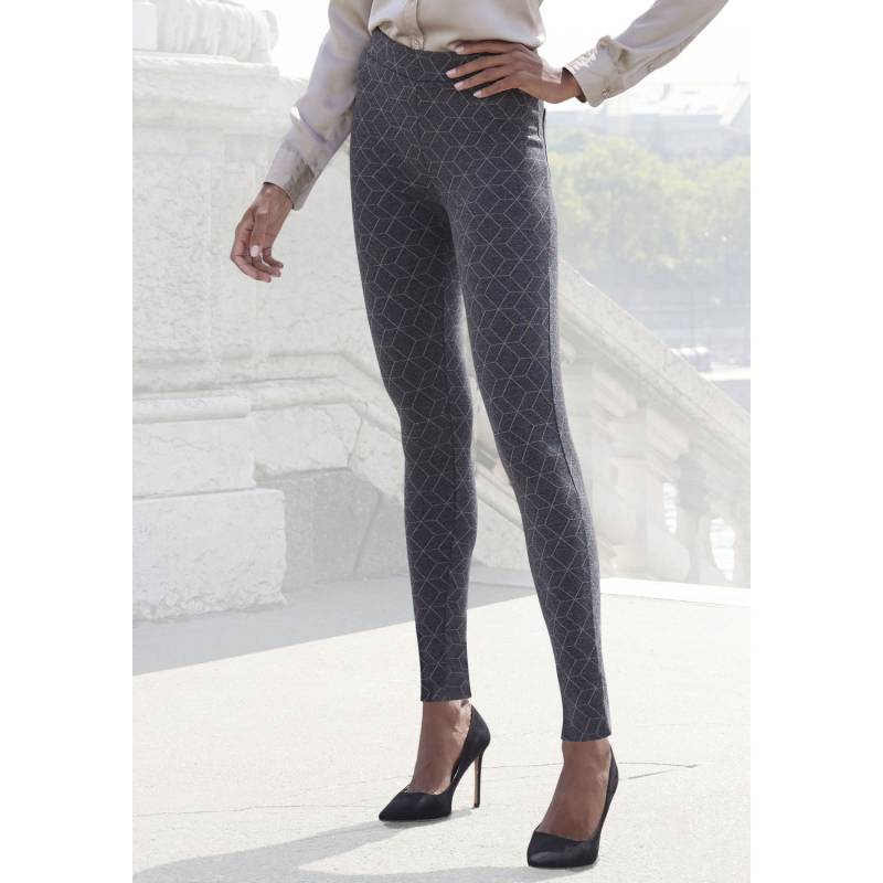 LASCANA Leggings Damen anthrazit meliert Gr.40/42 von Lascana