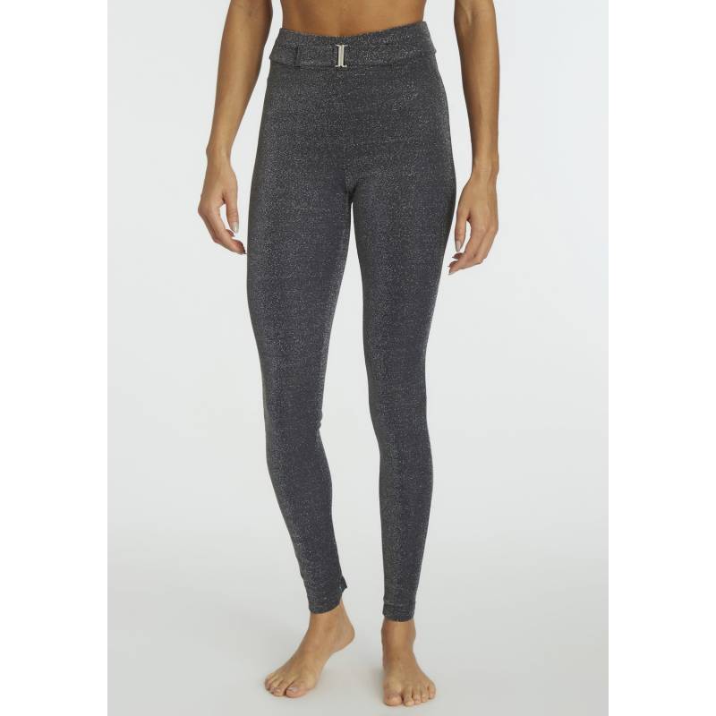LASCANA Leggings Damen grau-silber Gr.36/38 von Lascana
