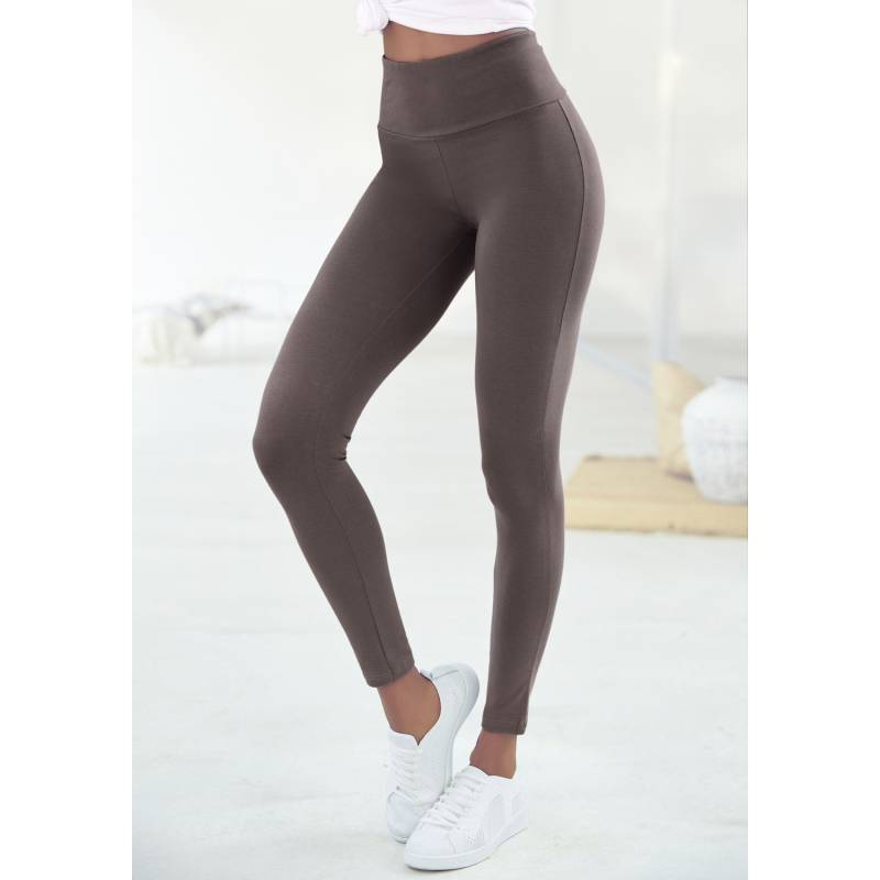 LASCANA Leggings Damen taupe Gr.36/38 von Lascana