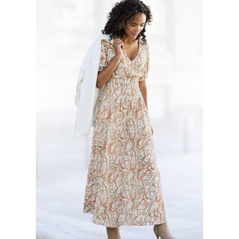 LASCANA Maxikleid Damen bunt bedruckt Gr.44 von Lascana