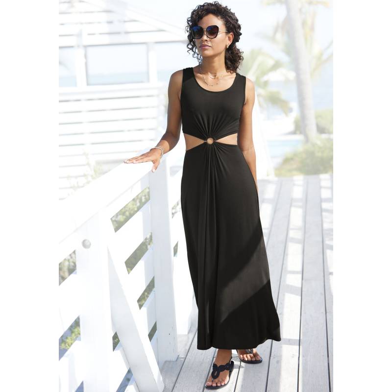 LASCANA Maxikleid Damen schwarz Gr.42 von Lascana