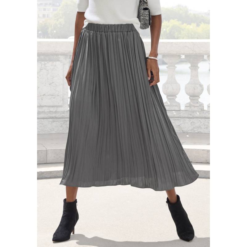 LASCANA Maxirock Damen anthrazit Gr.34 von Lascana