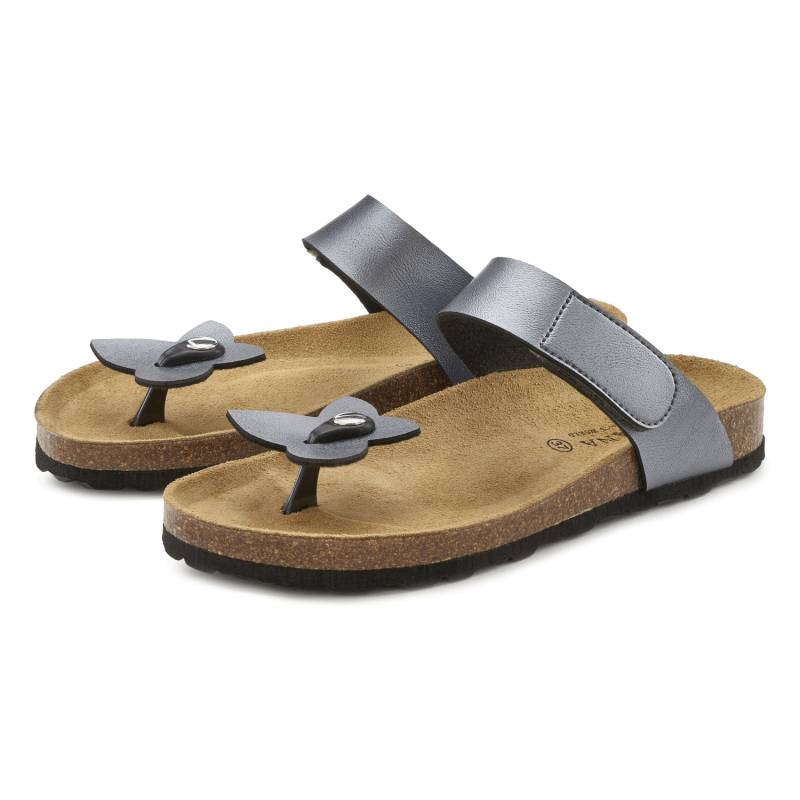 LASCANA Pantolette Damen anthrazit Gr.39 von Lascana