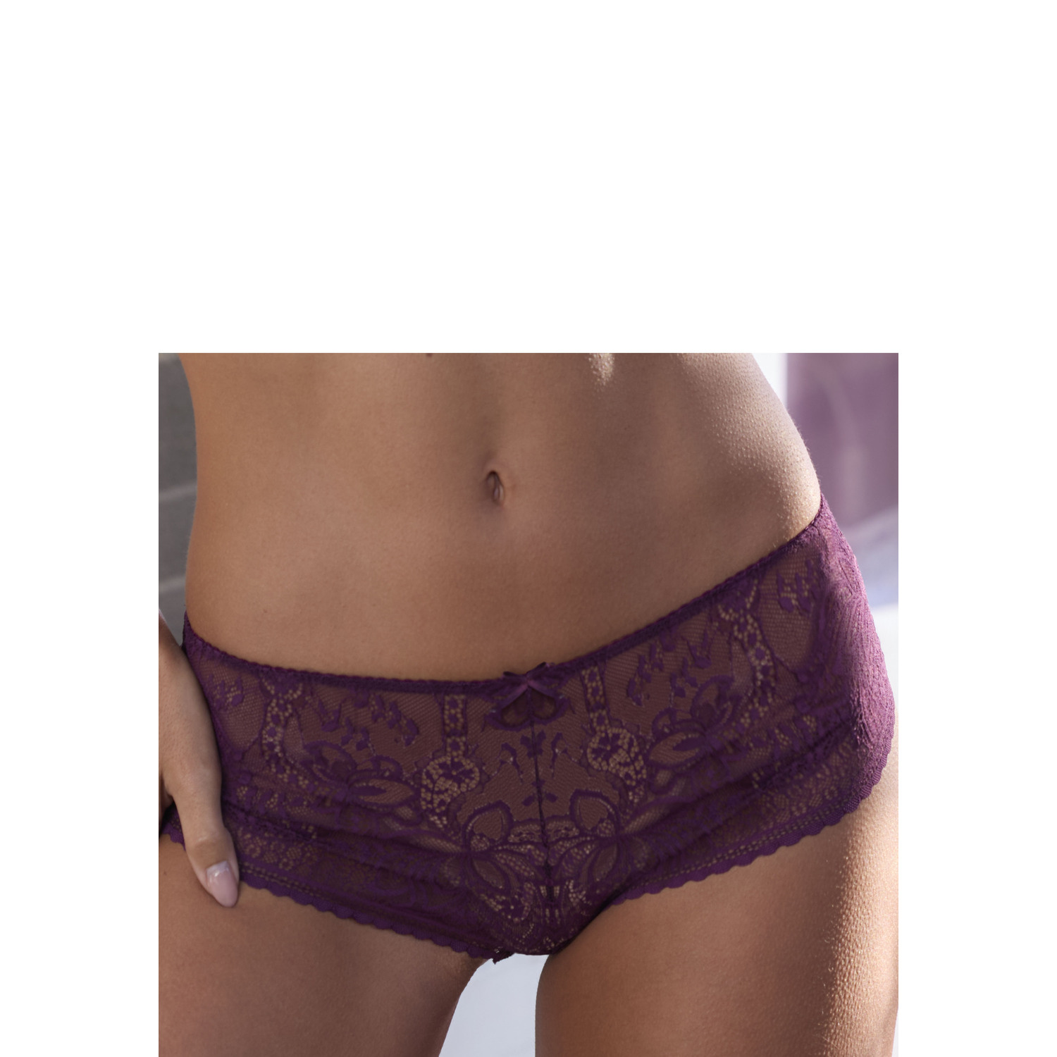 LASCANA Panty Damen aubergine Gr.48/50 von Lascana