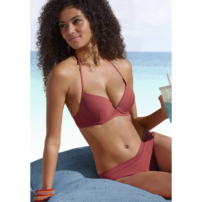LASCANA Push-Up-Bikini-Top Damen rostrot Gr.40 Cup C LASCANA Push-Up-Bikini-Top Damen rostrot Gr.40 Cup C von Lascana