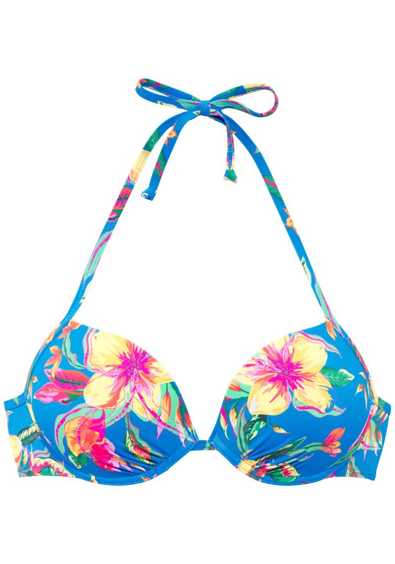 LASCANA Push-Up-Bikini-Top "Malia" mit tropischem Print von Lascana