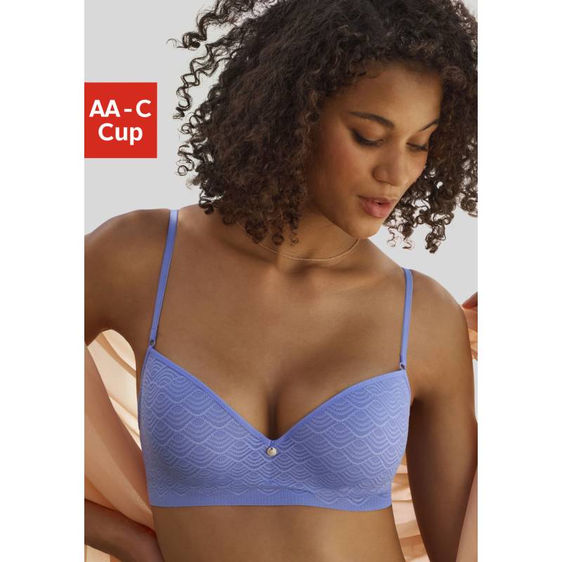 LASCANA Push-up-BH Damen blau Gr.70C von Lascana