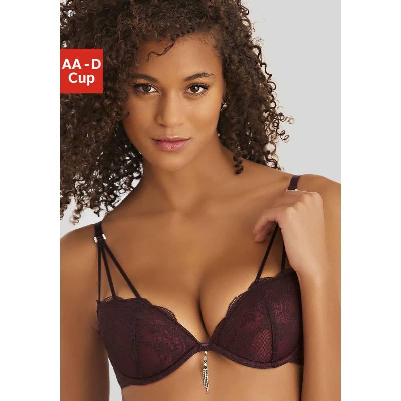 LASCANA Push-up-BH Damen cherryrot Gr.75C von Lascana