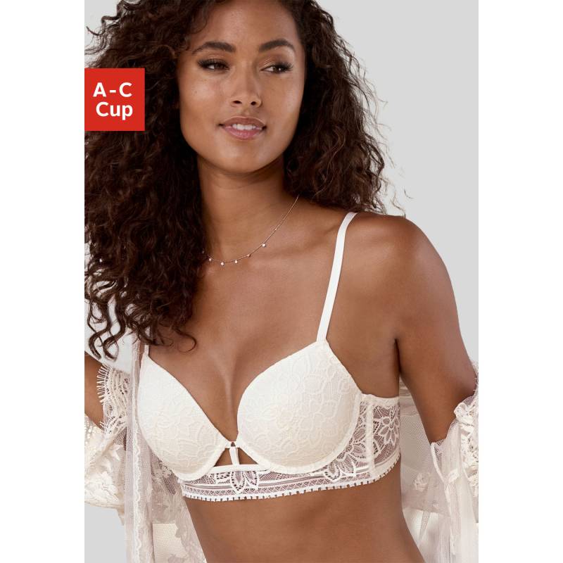 LASCANA Push-up-BH Damen creme Gr.75B von Lascana