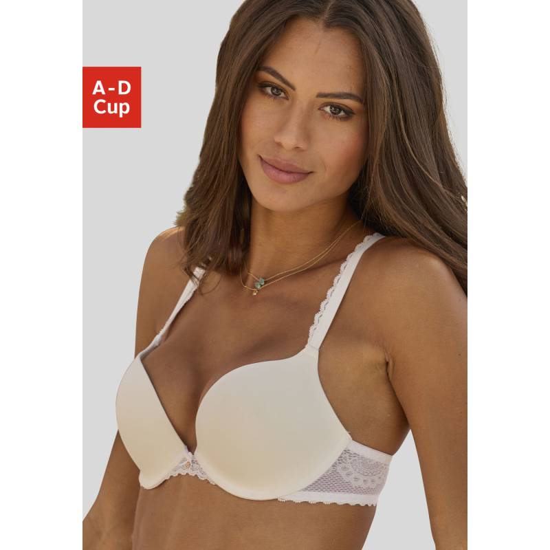 LASCANA Push-up-BH Damen creme Gr.80D von Lascana