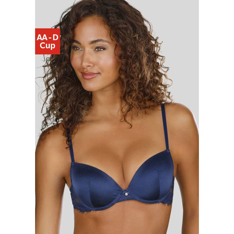 LASCANA Push-up-BH Damen dunkelblau Gr.70C von Lascana