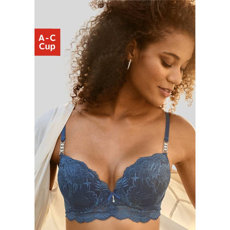 LASCANA Push-up-BH Damen dunkelpetrol Gr.75A von Lascana