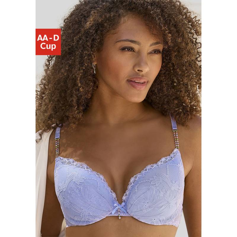 LASCANA Push-up-BH Damen blau Gr.70C von Lascana