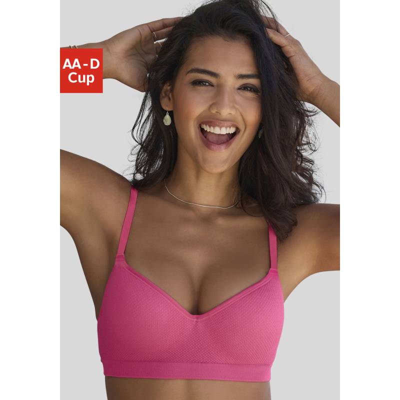LASCANA Push-up-BH Damen pink Gr.85B von Lascana