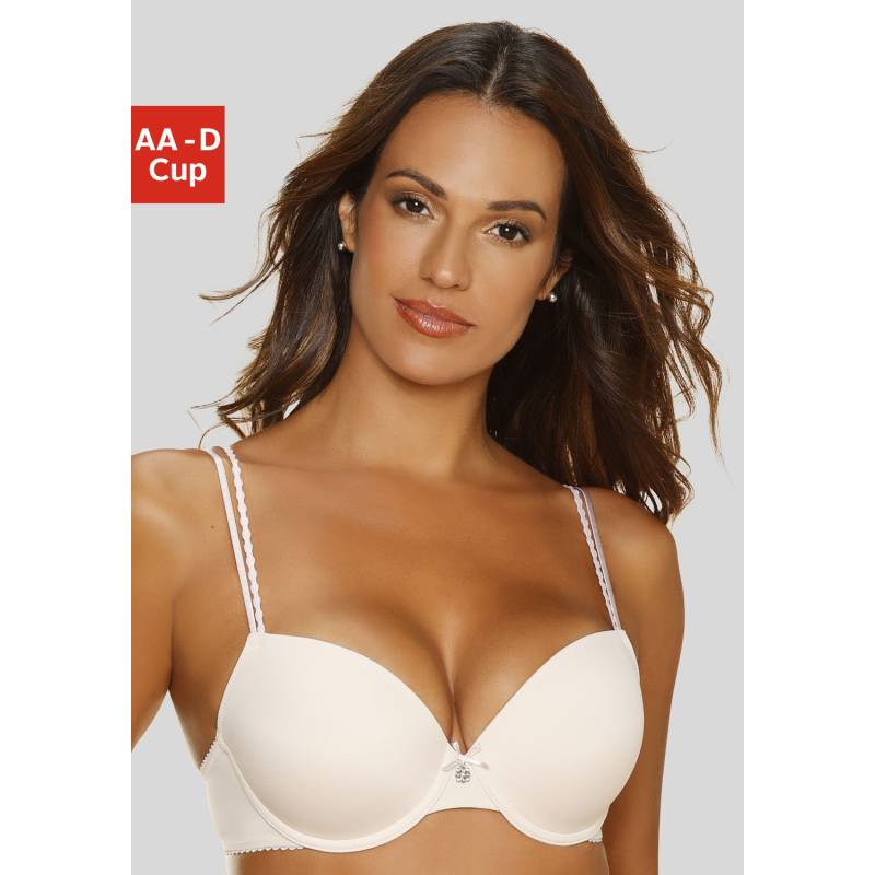 LASCANA Push-up-BH Damen puder Gr.90A von Lascana