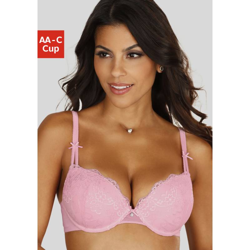 LASCANA Push-up-BH Damen rosa Gr.80C von Lascana