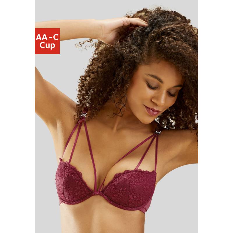 LASCANA Push-up-BH Damen rot Gr.90A von Lascana